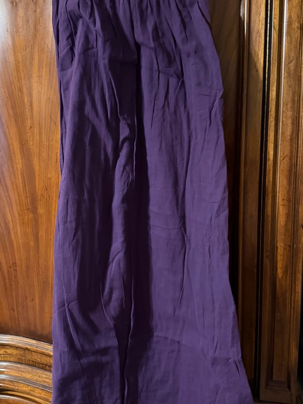Old Navy Purple Strapless Maxi Dress